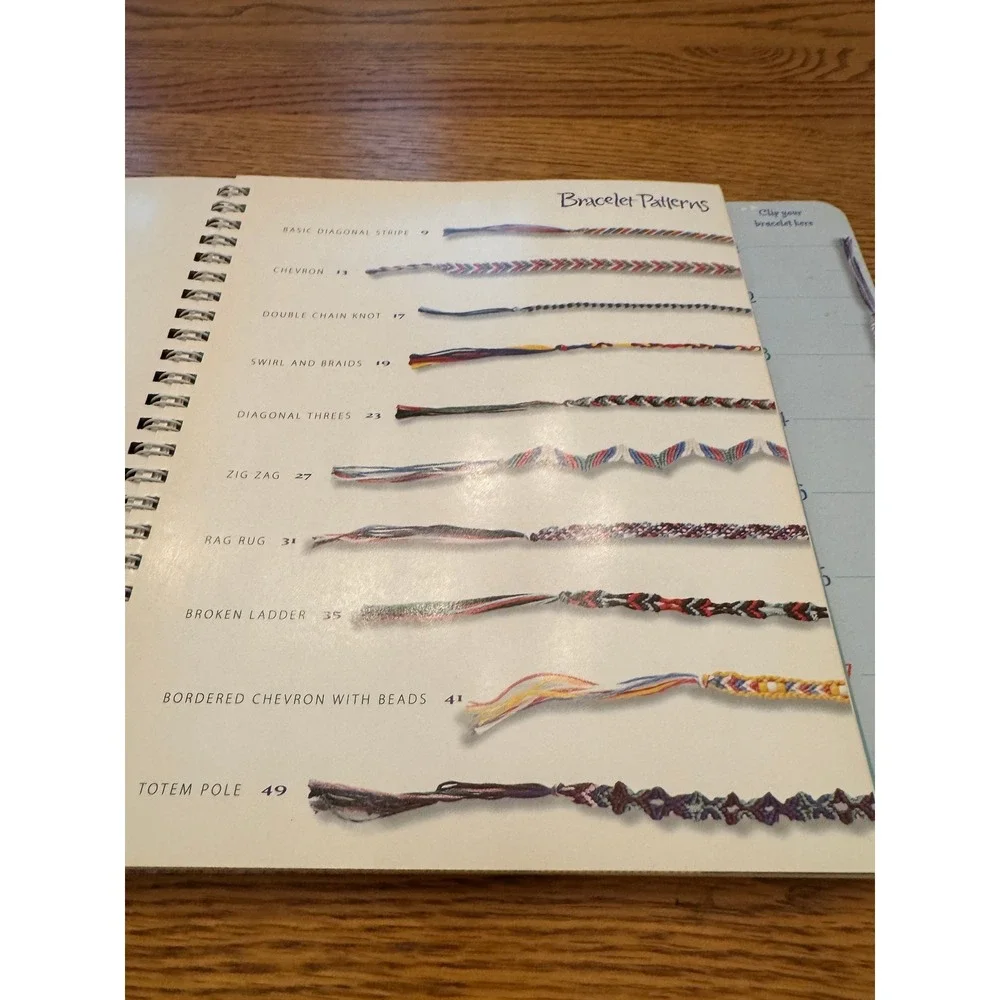 Klutz Friendship Bracelets Book Kit Laura Torres 10 Patterns Floss Beads 1996